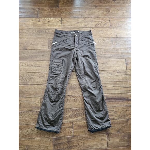 Orage Air Project Ski Snowboard Pants Women's M Zip Pockets Brown EUC - Picture 1 of 13